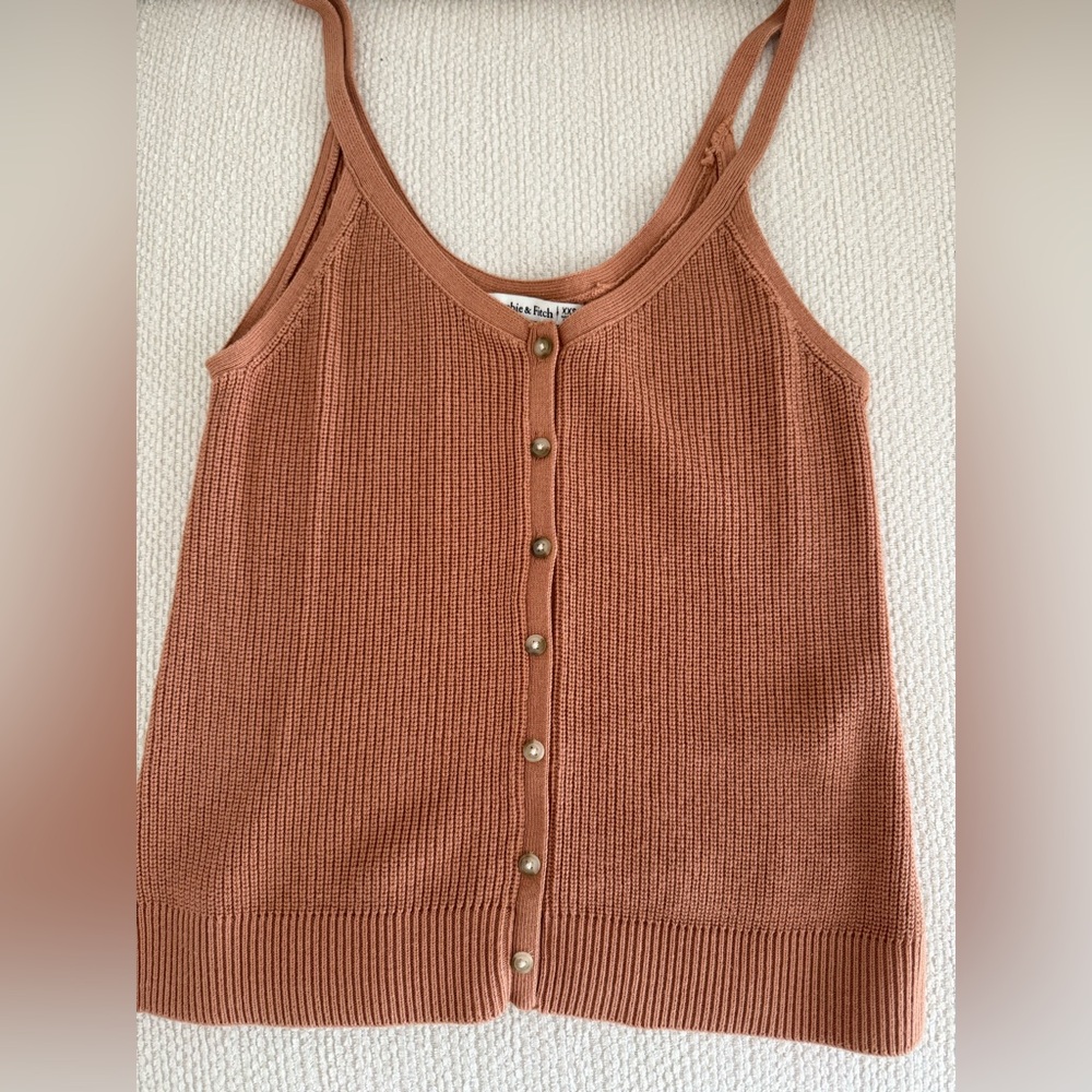 Abercrombie & Fitch button down sweater knit cami